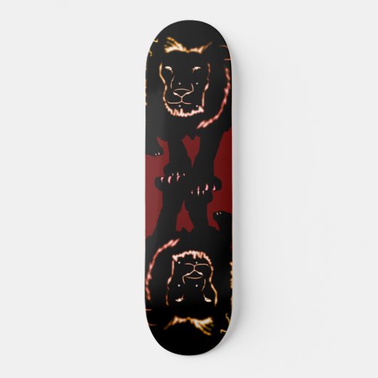 Skateboard met Leeuw (Voorkant)