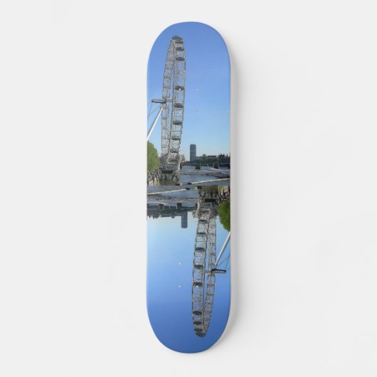 Skateboard met London Eye Ferris Wheel (Voorkant)
