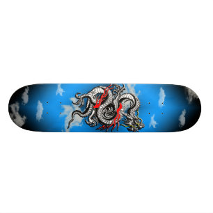 Skateboard met slangenontwerp