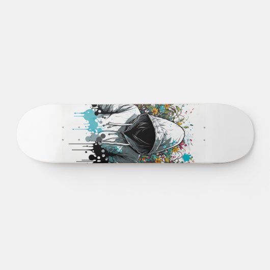 Skateboard met ventilatorvermogen dESIGN 1 (Horizontaal)