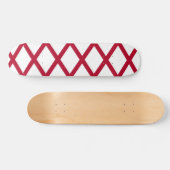 Skateboard met vlag van Alabama (Horizontaal)
