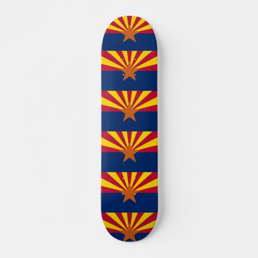 Skateboard met vlag van Arizona (Voorkant)