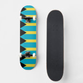Skateboard met vlag van Bahama's (Voorkant)