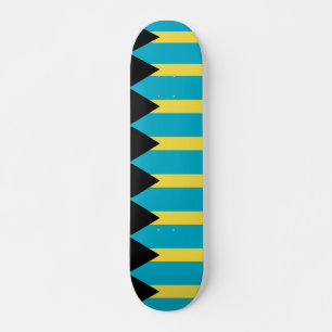 Skateboard met vlag van Bahama's