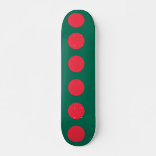Skateboard met vlag van Bangladesh