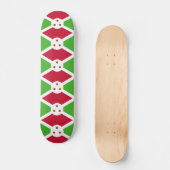 Skateboard met vlag van Burundi (Voorkant)
