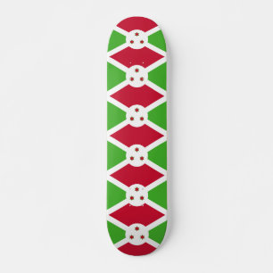 Skateboard met vlag van Burundi
