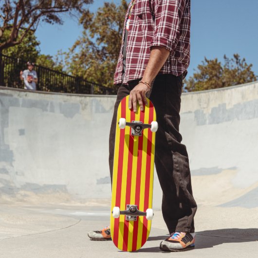 Skateboard met vlag van Catalonië (Buiten 2)