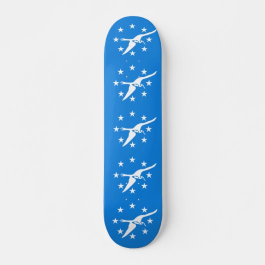 Skateboard met vlag van Corpus Christi, Verenigde (Voorkant)