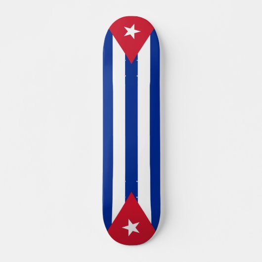 Skateboard met vlag van Cuba (Voorkant)