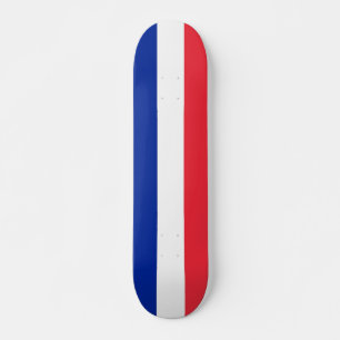 Skateboard met vlag van Frankrijk