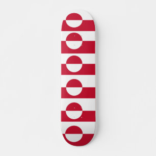 Skateboard met vlag van Groenland