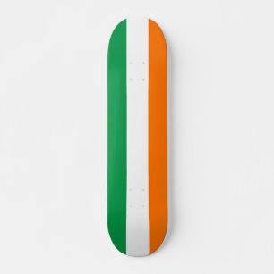 Skateboard met vlag van Ierland