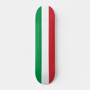 Skateboard met vlag van Italië