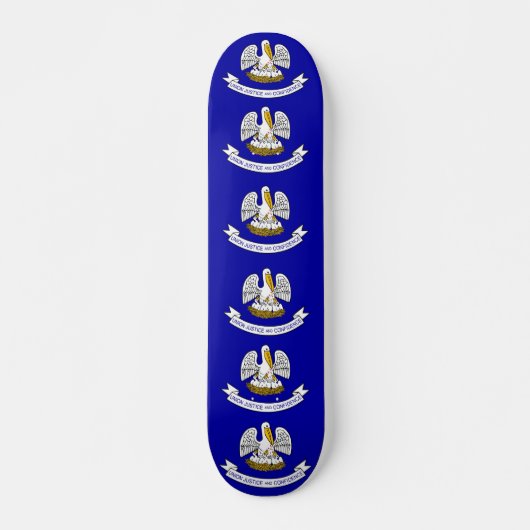 Skateboard met vlag van Louisiana (Voorkant)