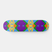 Skateboard met vlag van Manitou Springs (Horizontaal)
