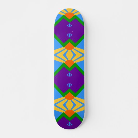 Skateboard met vlag van Manitou Springs (Voorkant)