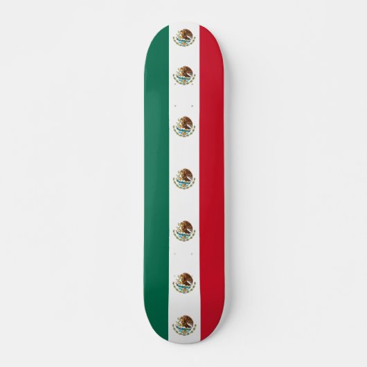 Skateboard met vlag van Mexico (Voorkant)