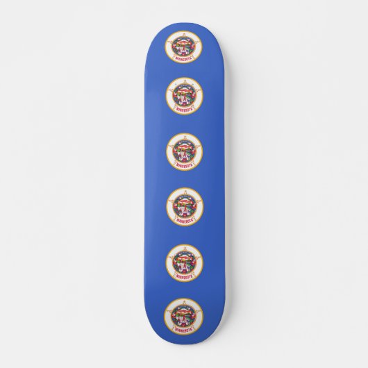 Skateboard met vlag van Minnesota (Voorkant)