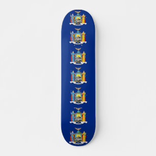 Skateboard met vlag van New York