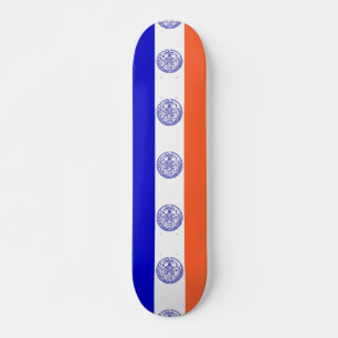 Skateboard met vlag van New York