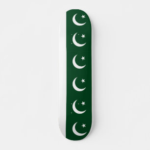 Skateboard met vlag van Pakistan
