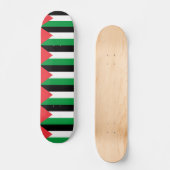 Skateboard met vlag van Palestina (Voorkant)