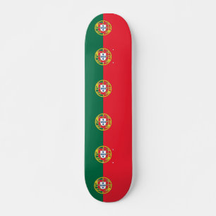 Skateboard met vlag van Portugal