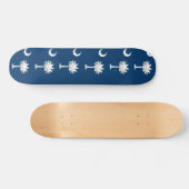 Skateboard met vlag van South Carolina (Horizontaal)