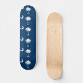 Skateboard met vlag van South Carolina (Voorkant)