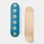 Skateboard met vlag van South Dakota (Voorkant)