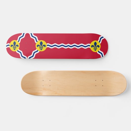 Skateboard met vlag van St. Louis, Missouri (Horizontaal)