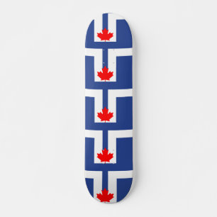 Skateboard met vlag van Toronto, Canada
