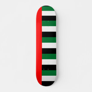 Skateboard met vlag van Verenigde Arabische Emirat