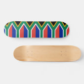 Skateboard met vlag van Zuid-Afrika (Horizontaal)