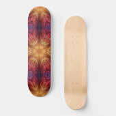 skateboard met zonnestralen (Voorkant)