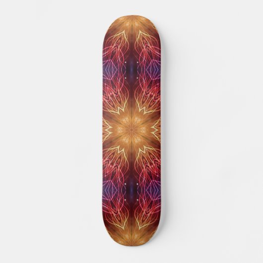 skateboard met zonnestralen (Voorkant)