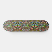 Skateboard met Zuid-Afrikaanse kleuren Design (Horizontaal)