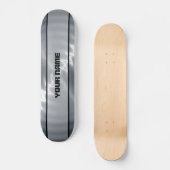 Skateboard Métal brillant argenté 4 d'acier inoxydable (Recto)