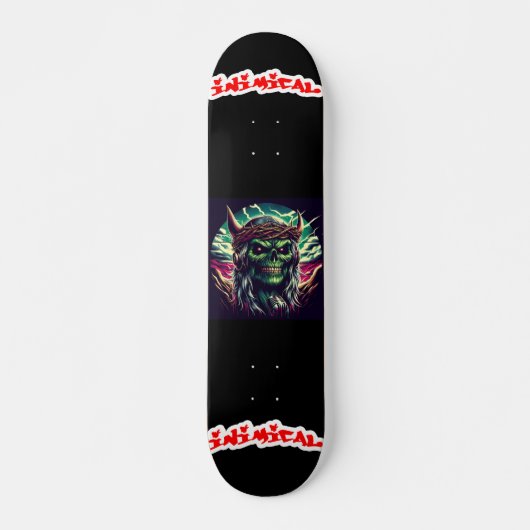 Skateboard Métal Lourd Inimique (Devant)