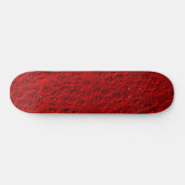 Skateboard Métal rouge endommagé (Horz)