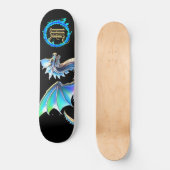 Skateboard *~* Métallique AP88 Elemental Gold BLUE Dragon (Recto)