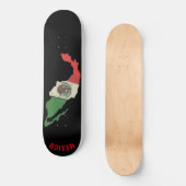 Skateboard Mexique Pride drapeau mexicain Vert Rouge Blanc su (Recto)