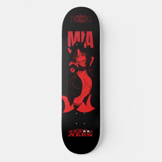 Skateboard Mia Red (Recto)