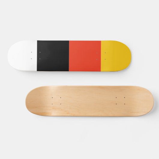 Skateboard miccosukee flag indien ethnie autochtone américain (Horz)