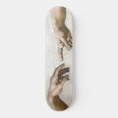 Skateboard Michaelangelo Hands Creation Adam God (Recto)