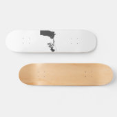 Skateboard Michelangelo Chat - Choisissez la couleur arrière (Horz)