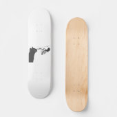 Skateboard Michelangelo Chat - Choisissez la couleur arrière (Recto)