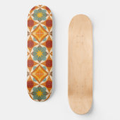 Skateboard Mid Century Modern Atomic Starburst Pattern (Recto)
