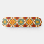 Skateboard Mid Century Modern Atomic Starburst Pattern (Horz)